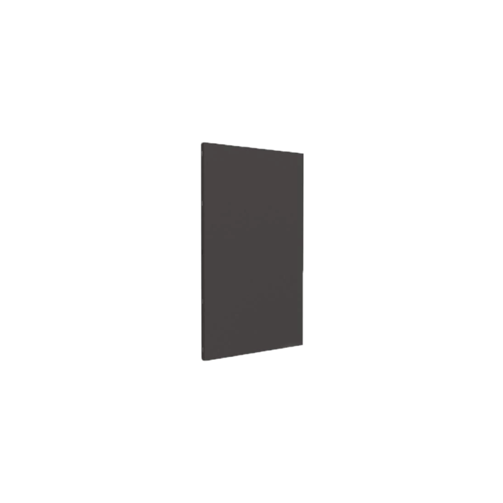 Vertikale, glatte Schutzplatte, Farbe Grau - Höhe 100 cm für Herd - Capska