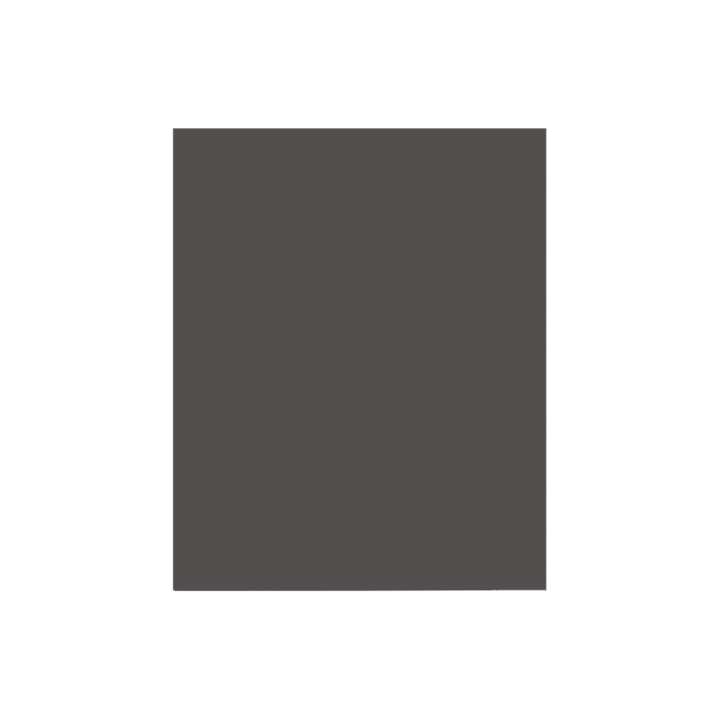 Piastra protettiva verticale liscia, colore grigio - Altezza 100 cm per stufa - Capska