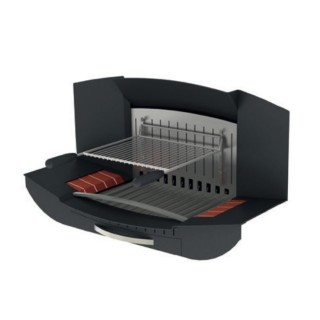 Grille de barbecue pour insert cheminée foyer ouvert - BBQ - Capska