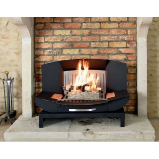 Socle pour insert de cheminée à foyer ouvert - surélever - Capska