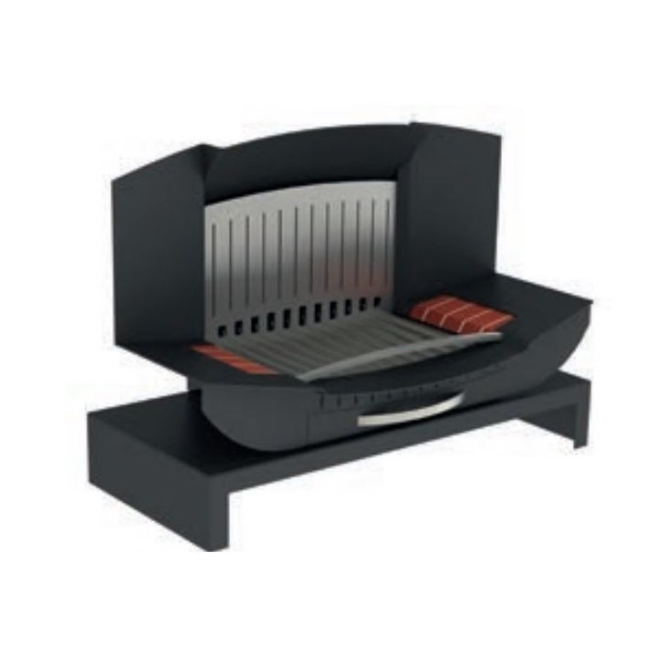 Sockel für offenen Kamineinsatz - erhöhen - Capska