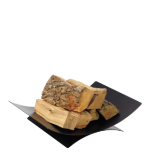 Rangement Bois Epur Noir Forme Galbee