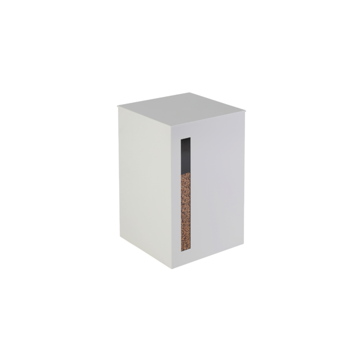 Titan White Pellet Storage for Fireplaces and Wood Stoves - Capska