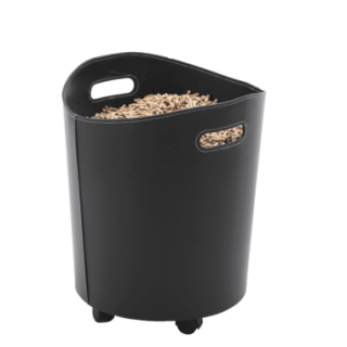 Omega Black Pellet Storage for Fireplaces and Wood Stoves - Capska