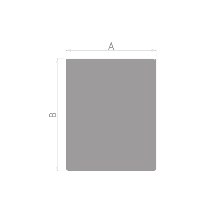 Placa de terra d'acer Protecció especial de paret Negre o Gris - Capska