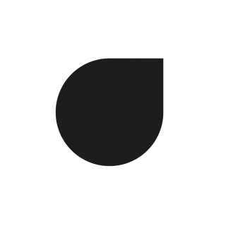 plaque de sol en verre laqué noir forme goutte d'eau