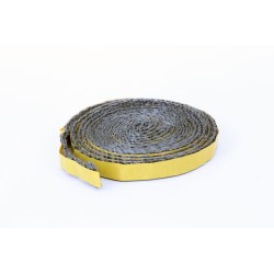 Guarnizione autoadesiva piatta (nera) 10 x 2 mm - 2.50 m