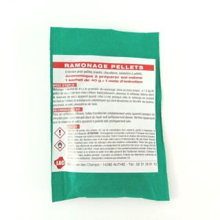 Granulés de ramonage per stufe a pellet - Capska