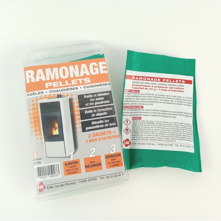 Hochwertige Granulés de Ramonage für Pelletöfen