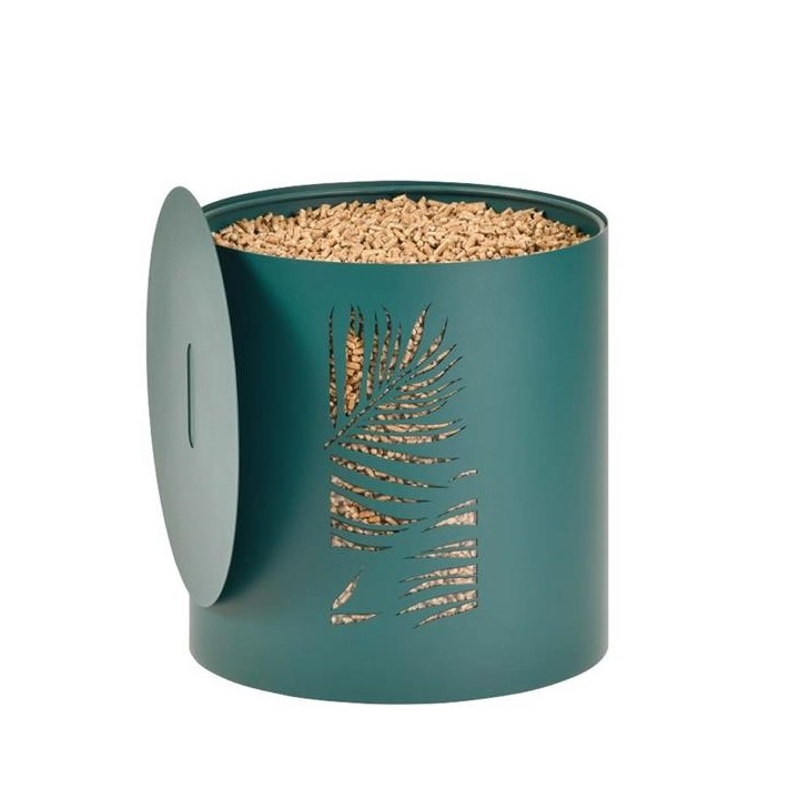 Reserva de gránulos de flores verdes para almacenamiento de madera - Capska