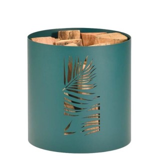 Range Buches Borneo Vert Rangement à bois - Capska