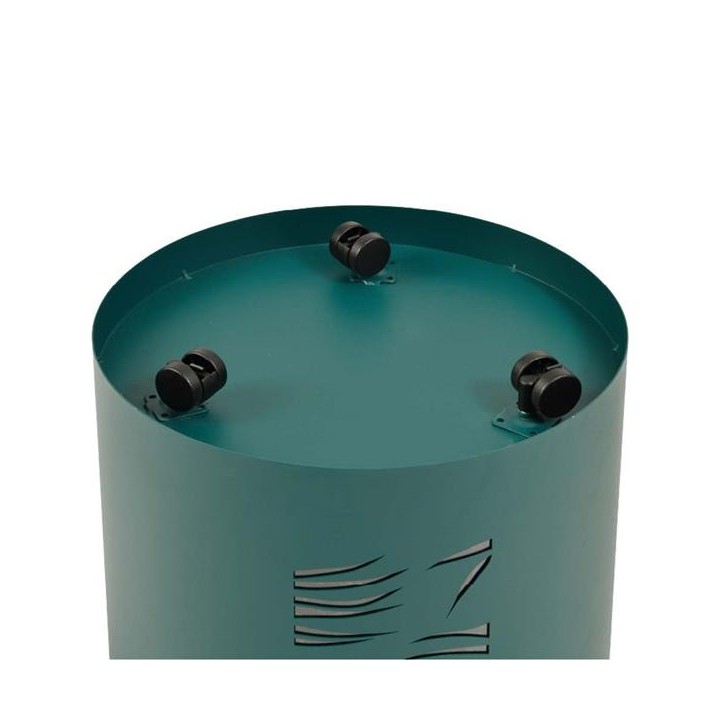 Range Buches Borneo Vert Rangement à bois - Capska