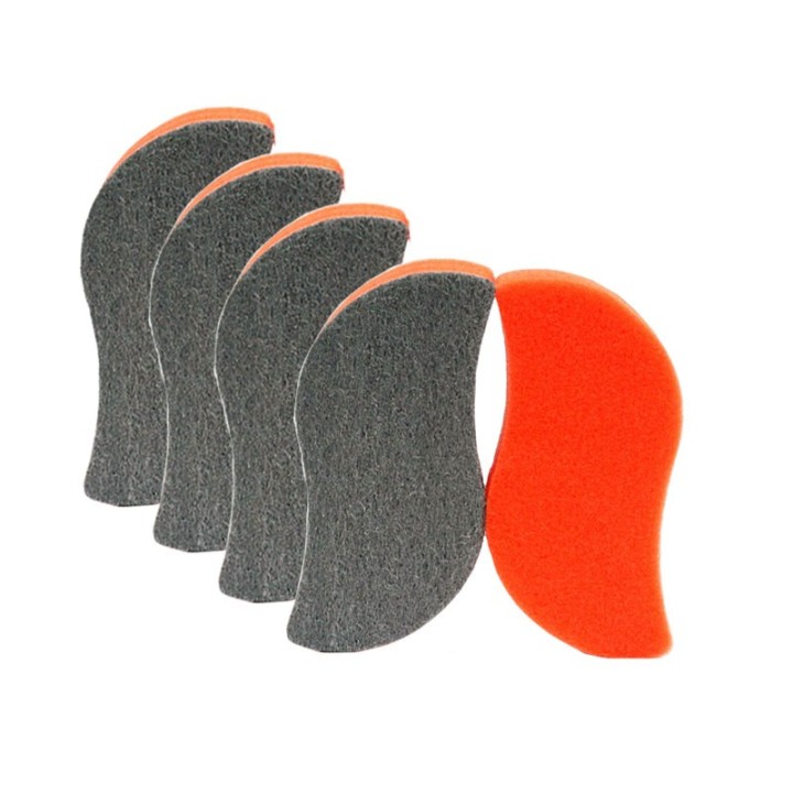 Steel Wool Sponge Glass Cleaners for Stoves - Pack of 5