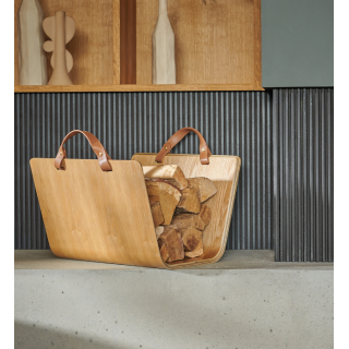 Leñero de poliuretano Madera Madera natural - Capska