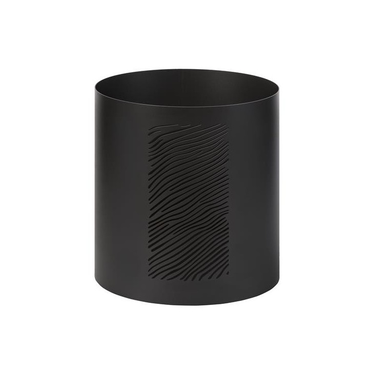 Range bûches en acier couleur noir - Capska