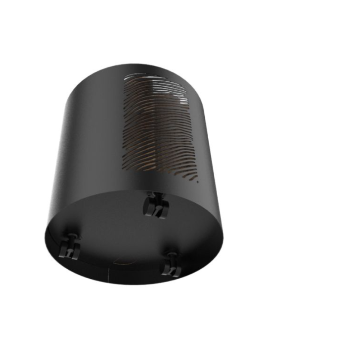 Range bûches en acier couleur noir - Capska