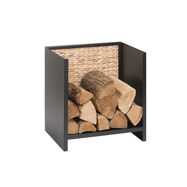 HANOI Steel and Water Hyacinth Log Rack - Capska