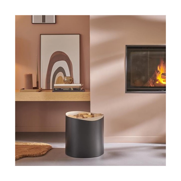 Sahara Steel Log Rack: Elegance and Practicality for Your Firewood - Capska