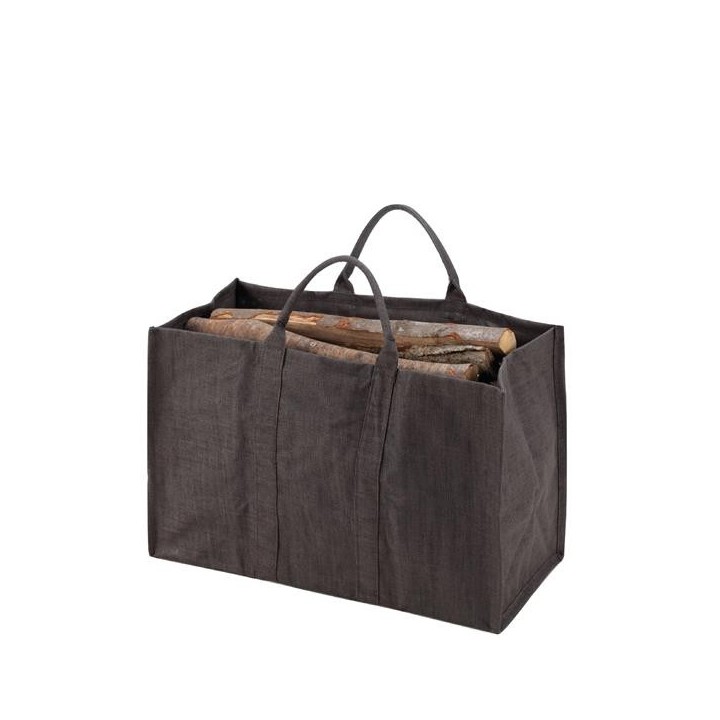 Naturéo Grauer Holzständer für Kamine und Holzöfen - Capska