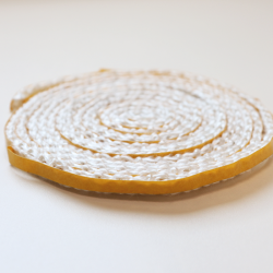 Self-adhesive flat gasket (white) 7 x 3 mm - 2.50 m