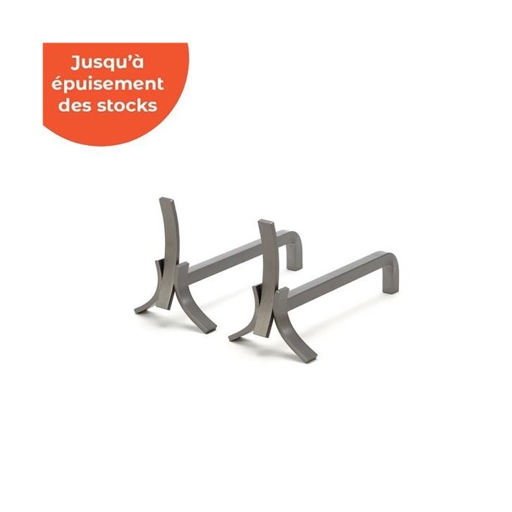 Demoiselle Grey Andirons - Dixneuf