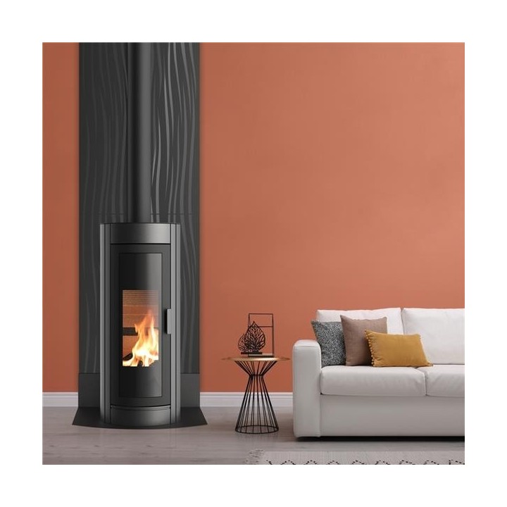 Frosted black STYLEA wall covering - Dixneuf