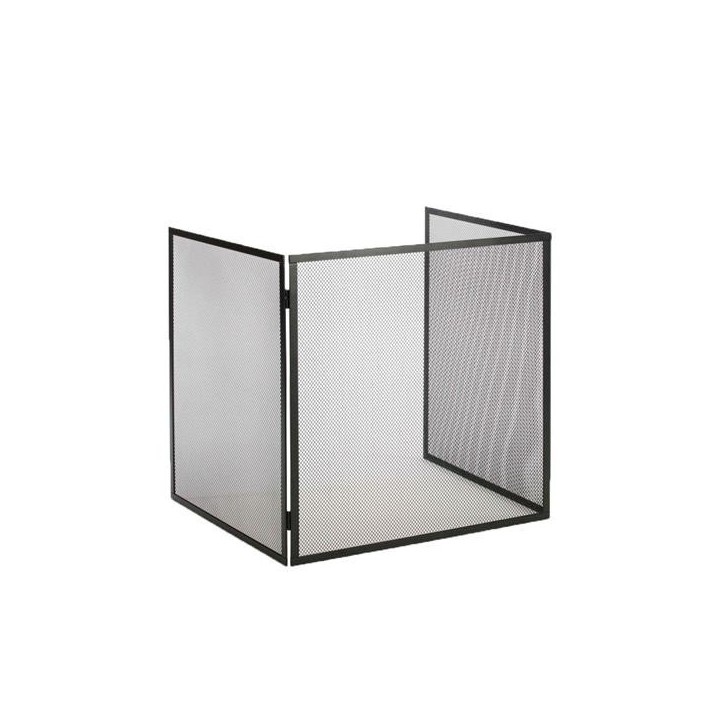 Protección de estufa de 3 paneles negro esmerilado - Dixneuf