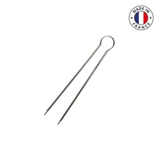 Pince à buches 70 Cm Gris Serviteur et bac à cendres - Capska