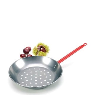 Poele A Chataignes Nylis Ø 28 Cm Serviteur et bac à cendres - Capska