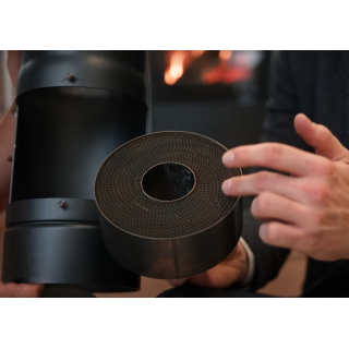 Filtre à particules pour cheminée et poêle à bois, réduction des émissions - Capska