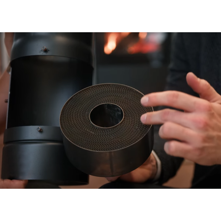Filtre à particules pour cheminée et poêle à bois, réduction des émissions - Capska