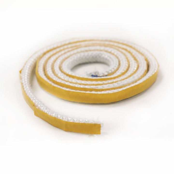 Self-adhesive braided round gasket ø 8 mm - sold by the metre - Capska
