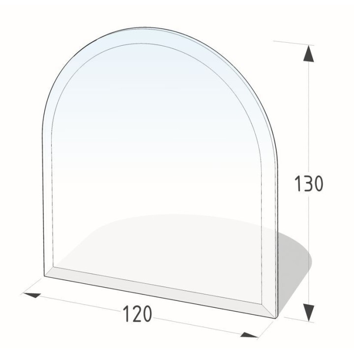 Plaque de sol en vidre 120X130 cm - Compra ara a Capska