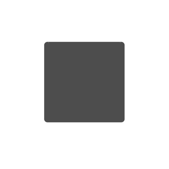 Piastra di base quadrata 100 x 100 cm in acciaio grigio per stufe a legna e pellet - Capska