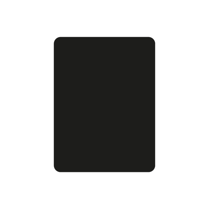 Rectangle floor plate 100 x 75 cm in black steel for wood and pellet stoves - Capska