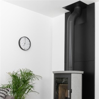 Rivestimento termico nero satinato per nicchie metalliche - L.500 mm - Dix Neuf