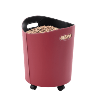 Omega Raspberry Pellet Storage for Fireplaces and Wood Stoves - Capska