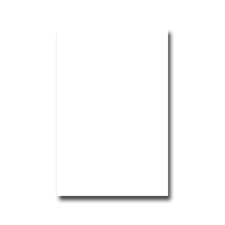 Plain vertical protective plate Color White - Height - 120cm for stove - Capska