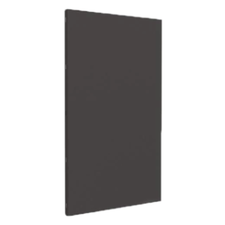 Plaque de protection unie verticale Couleur Gris - Hauteur 120cm pour poele - Capska