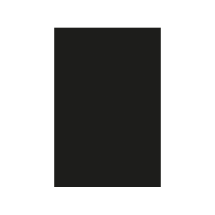 Einfache vertikale Schutzplatte in Schwarz - Höhe 100 cm für Herd - Capska