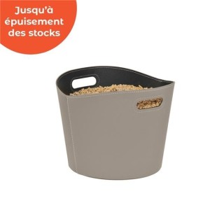 Cesto Gamma Tortora Similpelle Dixneuf - Portalegna