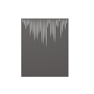 Protezione Murale Dixneuf Meteor Alta 81x100 cm Grigio Sabbia G7