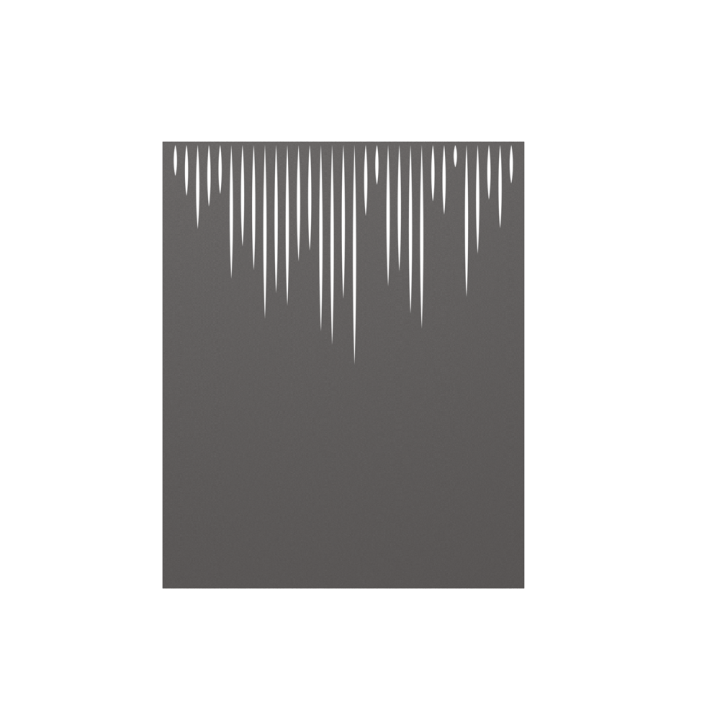 Protection Murale Dixneuf Meteor Haute 81x100 cm Gris Sable G7