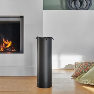 Servitore per camino Dixneuf SLEND Ø16 - 3 accessori nero opaco