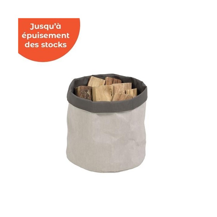 Kraft-Sack Grau Dixneuf – Kamin- und Holzofenzubehör