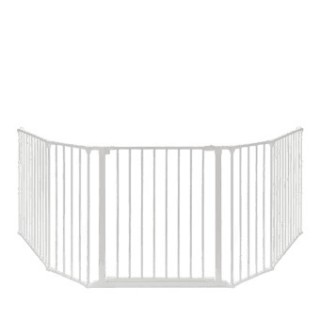 Dixneuf Nourrice Full White 5-Panel Stove Guard