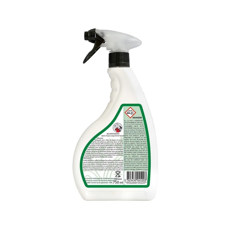 Nettoyant vitres vaporisateur biodégradable 750 ml