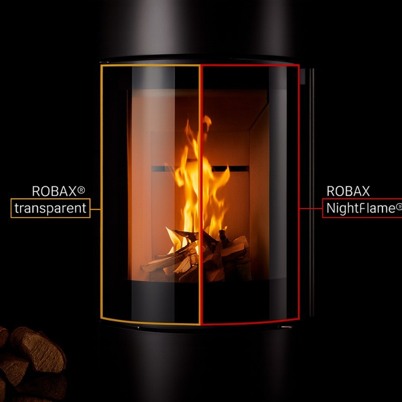 Rectangular Glass Replacement for Wood Stove - Capska