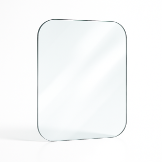 Jotul F105 Glas - 4 abgerundete Ecken Kaminglas für Kaminofen