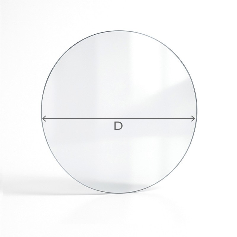 Godin TOPAZE Glass - Circle glass panel for wood burning stove